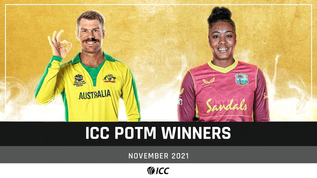Warner and Matthews adjudged as Player of the Month 