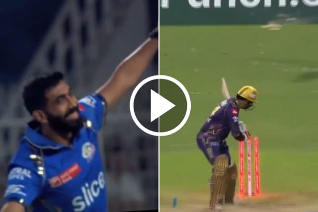 IPL 2024 [ WATCH ] MI Jasprit Bumrah's Magic Castled KKR's Sunil Narine for a Golden Duck