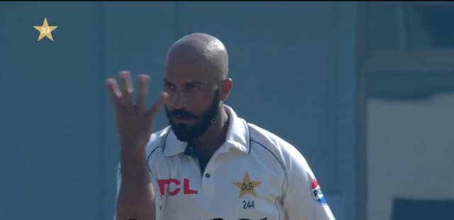 Watch: Sajid Khan Channels John Cena with 'You Can’t See Me' Gesture, Intimidates Jomel Warrican in 2nd Test