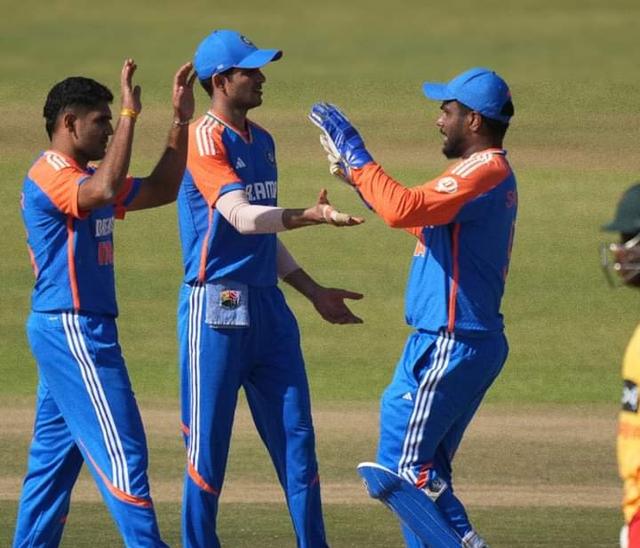 Shivam Dube's all-round brilliance beats Zimbabwe by 42 runs 