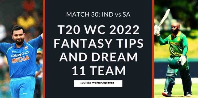 India vs South Africa, Group 2, Match 30 Dream 11 Prediction, Fantasy Cricket