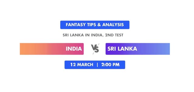 IND vs SL 2nd Test: Dream 11 Prediction, Fantasy Cricket News, Head to Head and Pitch & Weather Report