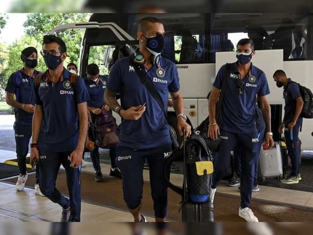 India T20I squad lands in Trinidad ahead of the five match T20i series against West Indies