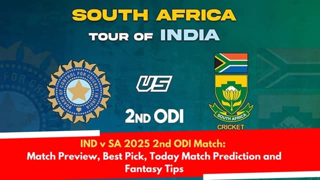 India vs South Africa 2nd ODI Match, Dream 11 Prediction, Fantasy Cricket