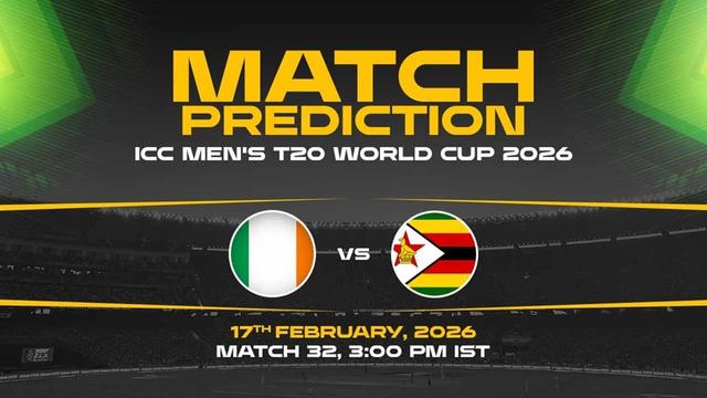 Ireland vs Zimbabwe ICC WCT20 2026 Match 32, Dream 11 Prediction, Fantasy Cricket