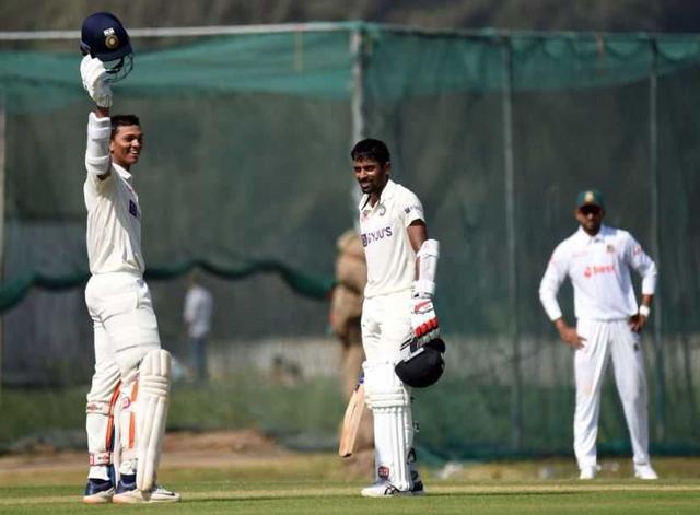 India A take mammoth lead with centuries from Jaiswal and Easwaran 