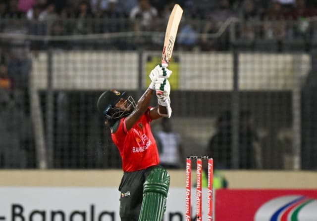 Jaker Ali went to the crease in target for 140 runs