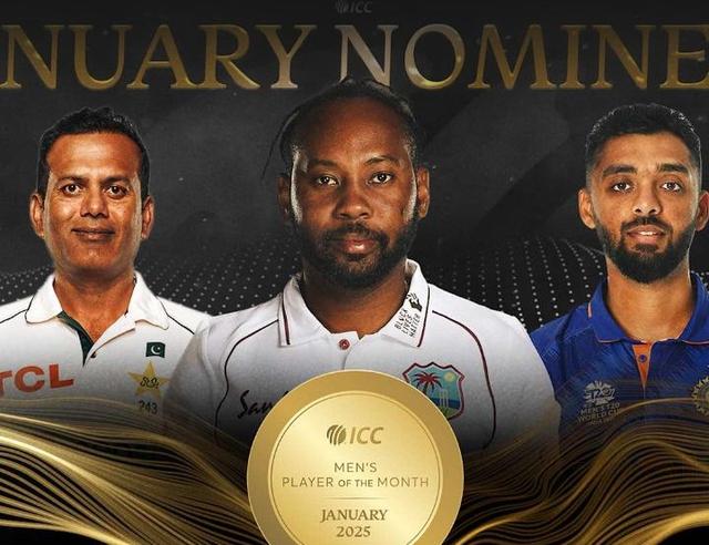 The ICC announces the nominees of ICC Men's Player of the Month for January