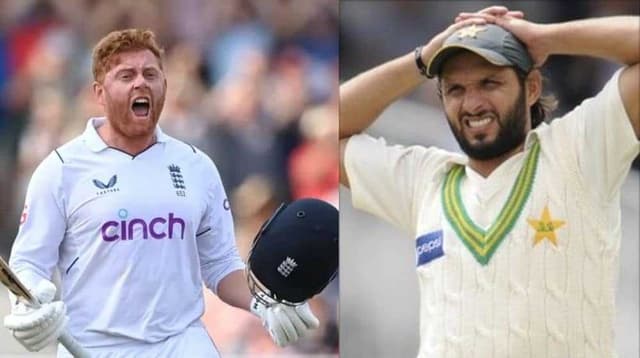 England Batter Jonny Bairstow breaks Shahid Afridi's Test record