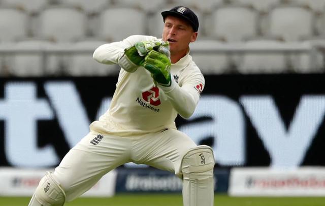 Ashes: Jos Buttler takes a one-handed screamer to dismiss Marcus Harris