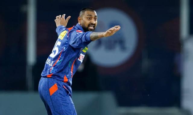 Krunal's all-round show seals Lucknow's easy 5-wicket victory over Hyderabad 