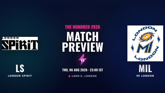 London Spirit vs MI London The Hundred 2026 Match 23, Dream 11 Prediction, Fantasy Cricket