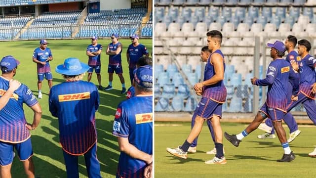 Mahela Jayawardene Leads MI's as Head Coach in First Practice Session of IPL 2025