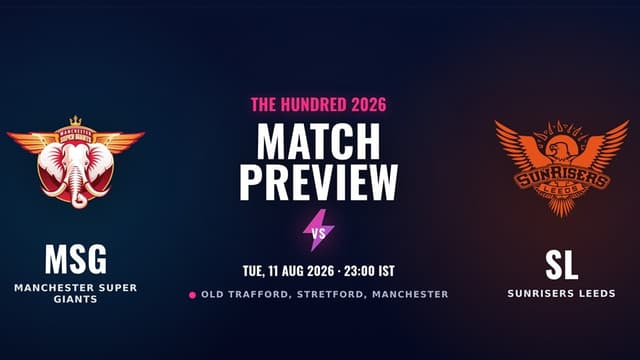 Manchester Super Giants vs Sunrisers Leeds The Hundred 2026 Match 30, Dream 11 Prediction, Fantasy Cricket