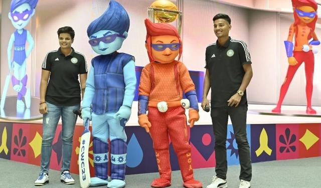 ICC unveils mascot pair of ODI World Cup 2023