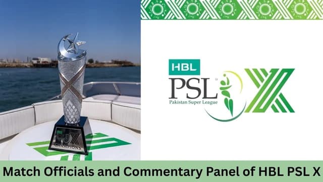 Match Officials Announced HBL PSL 10