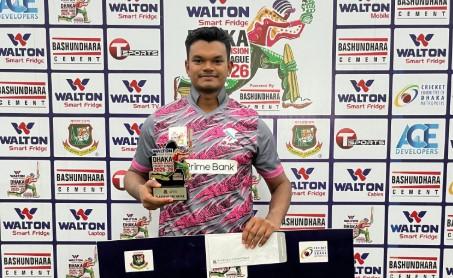 Mehedi Hasan leads Prime Bank to 16-run DLS win over Rupganj Tigers