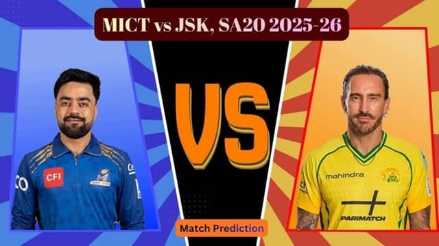 MI Cape Town vs Joburg Super Kings SA20 2025-26 Match 20, Dream 11 Prediction, Fantasy Cricket