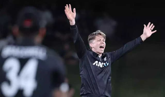 IRE vs NZ: Michael Bracewell gets a hat-trick in his first over of T20I career