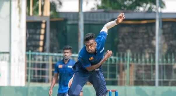 Soldier's son as standby in Sri Lankan squad