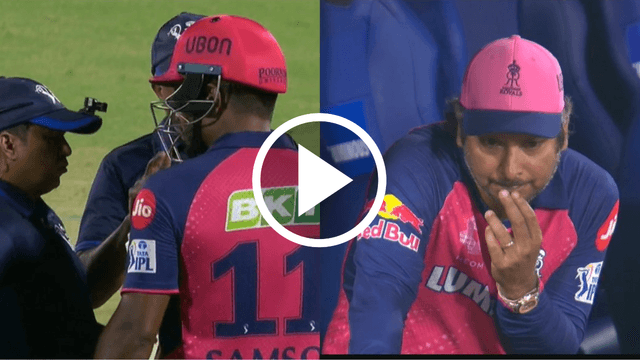 IPL 2024 : [ WATCH ] controversial dismissal of Sanju Samson RRvsDC