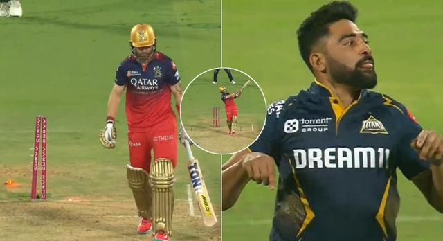 [WATCH] Mohammed Siraj Dismisses Phil Salt After Massive 105m Six – RCB vs GT IPL 2025