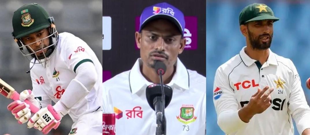 Taijul Islam reveals on-field talk with Shan Masood in Sylhet Test