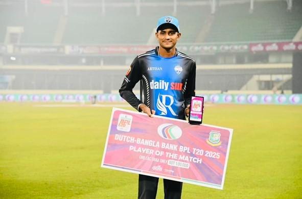PSL 2025 Draft: Bangladesh young pacer Nahid Rana Secures Contract with Peshawar Zalmi