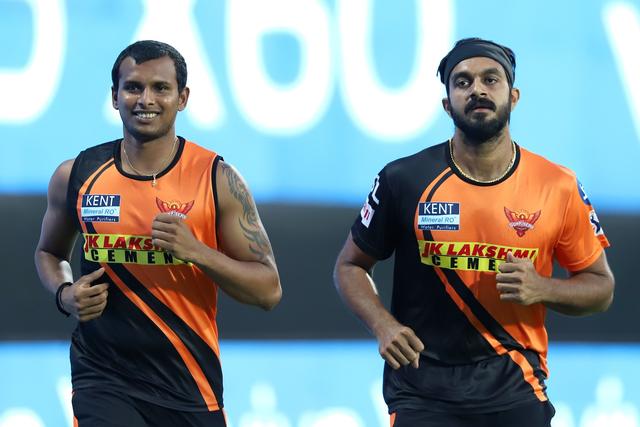 SRH's Natarajan tests Covid-19 positive