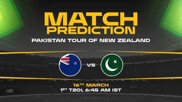 New Zealand vs Pakistan 1st T20I Match, Dream 11 Prediction, Fantasy Cricket