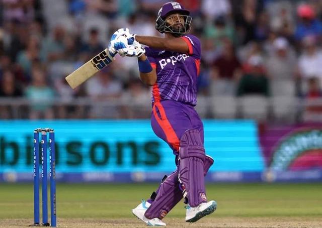 Watch: Nicholas Pooran hits a thunderous 113m six in The Hundred 