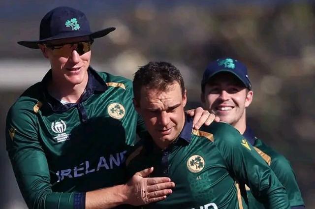 Paul Stirling's majestic 162 aids Ireland win their first match in the tournament 