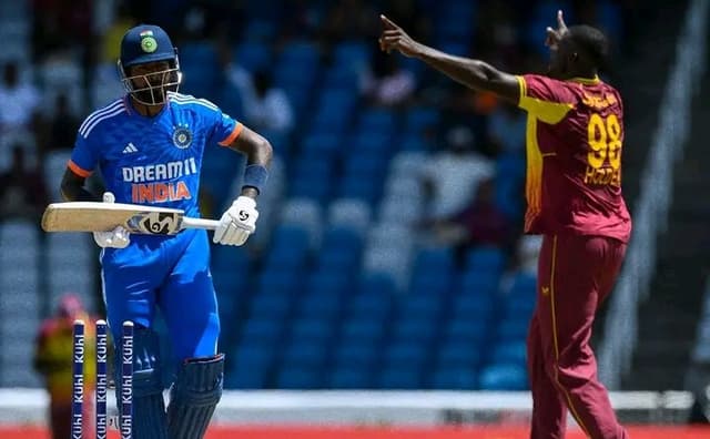 Windies escape India storm with a narrow margin to win the first T20I 