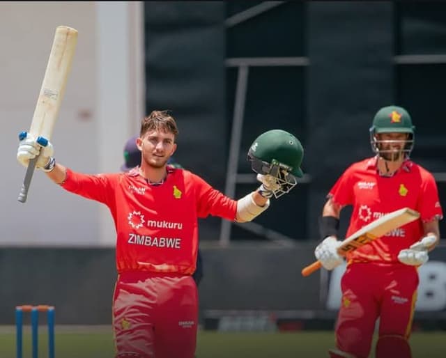 Brian Bennett's incredible 169 sets up 49-run victory for Zimbabwe in the ODI series opener