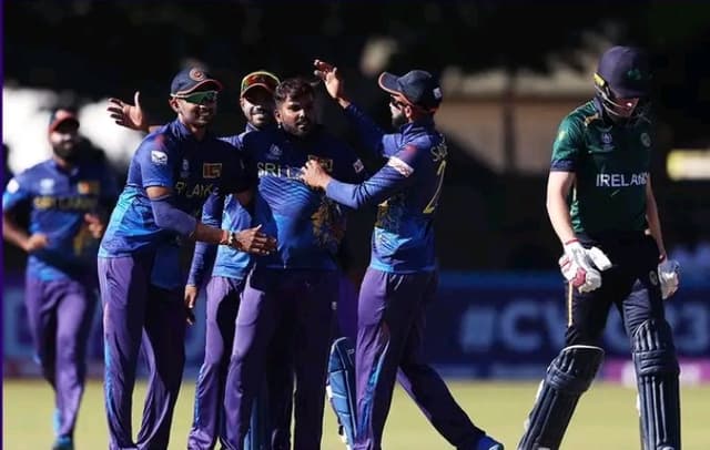Dimuth Karunaratne's fantastic hundred before Hasaranga's 5 wicket haul help Sri Lanka thump Ireland 
