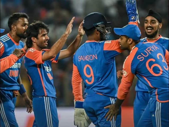 Harshit, Bishnoi star to lead India 15-run victory to clinch the series with one game to go