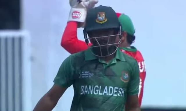 Tanzid Tamim's quick-fire fifty after Sakib's four wicket haul help Bangladesh overcome Oman