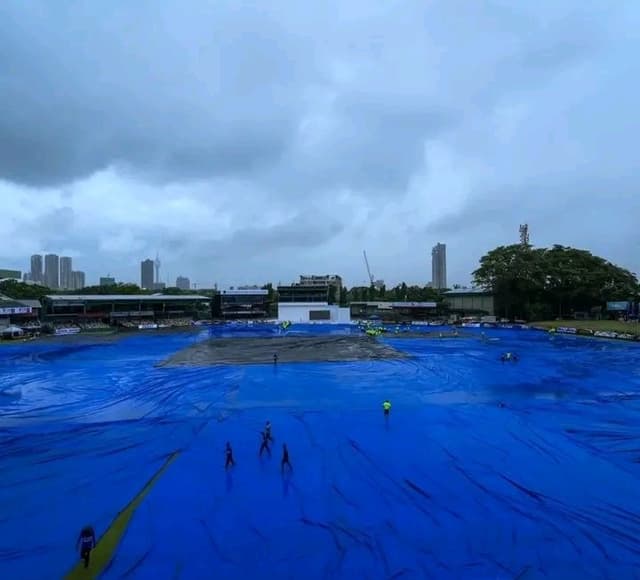 Relentless rain halts play in Colombo test on day 2 