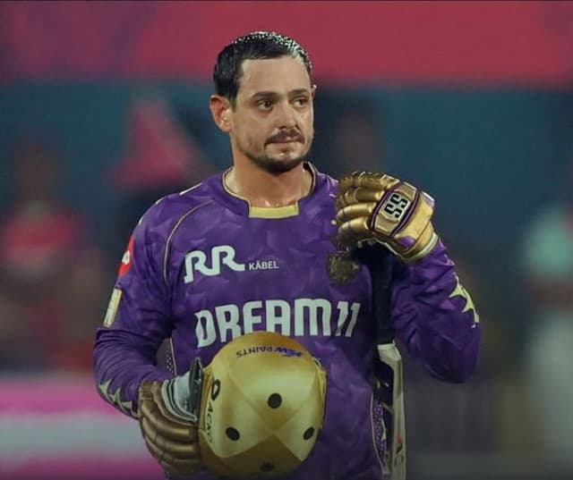 Quinton De Kock's incredible 97* leads KKR to a comfortable victory over RR