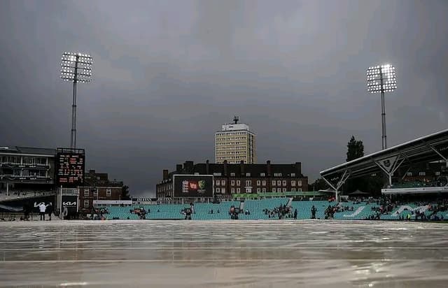 Openers give Australia a solid foundation in mammoth run chase in a rain irrupting day at the Oval 