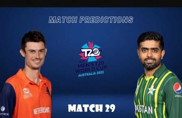 Pakistan vs Netherlands, Group 2, Match 29 Dream 11 Prediction, Fantasy Cricket