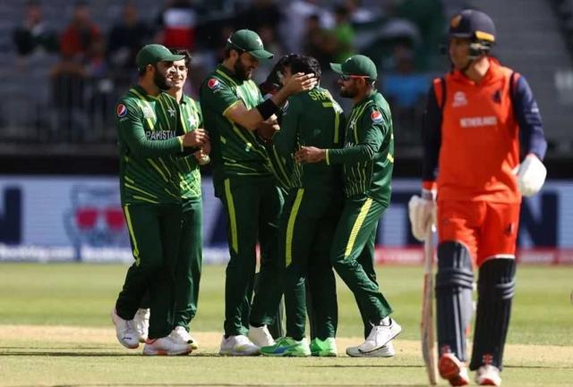 Pakistan secure first win in T20 World Cup with struggling low-scoring chase 
