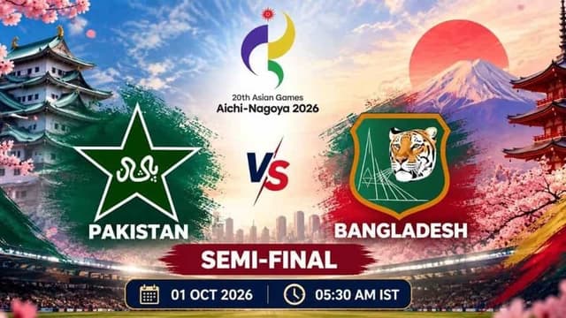 Pakistan vs Bangladesh Asian Games 2026 1st Semi Final, Dream 11 Prediction Fantasy Cricket