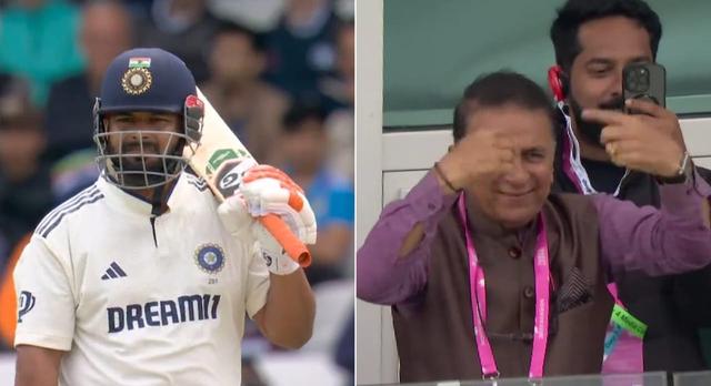 Watch: Rishabh Pant Ignores Sunil Gavaskar’s Somersault Request After Historic Twin Tons
