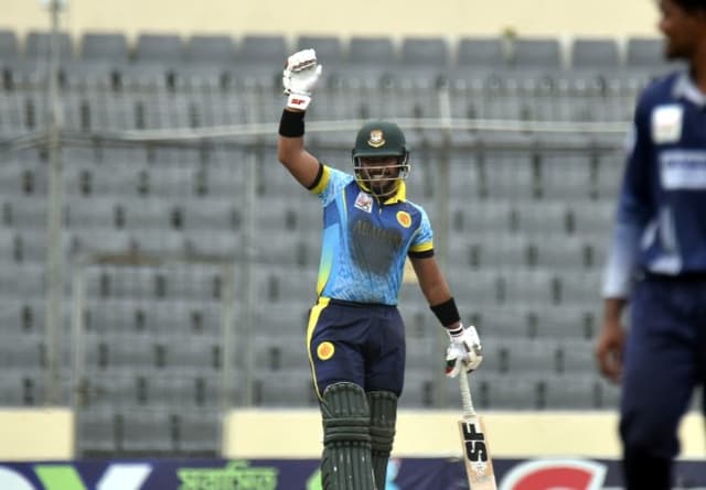 Parvez Hossain Emon’s 83 powers Abahani to 50-run win over Gulshan in DPL