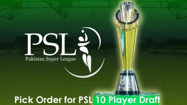 PCB Announce Pick Order for PSL 10 Player Draft