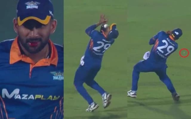 Sri Lankan cricketer loses 4 teeth while catching in LPL