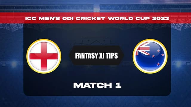 England vs New Zealand 1st Match, ICC World Cup 2023, Dream 11 Prediction, Fantasy Cricket