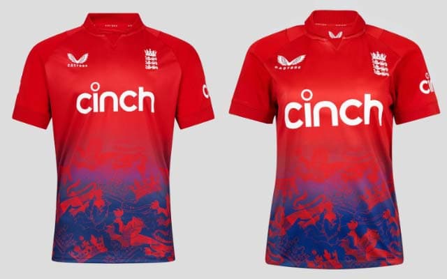 England unveil the new T20I home kit for the 2023-24 season