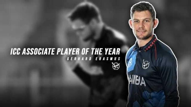 Namibia captain wins ICC Associate player of the year award